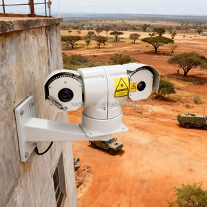 Câmera <span class=keywords><strong>PTZ</strong></span> de Alto Desempenho com Alcance de 1km, 4K, 8MP, Laser Infravermelho e Zoom de 60x para Vigilância Noturna Externa - Product Image 1