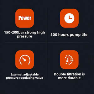 Nettoyeur haute pression avec accessoires-Kit complet pour le nettoyage de la voiture, de la <span class=keywords><strong>moto</strong></span>, de la clôture et du toit Lave-auto haute pression - Product Image 3