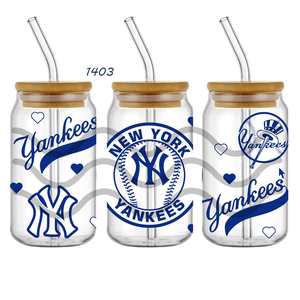 جودة عالية مقاوم للماء أوف دتف كأس يلتف بيسبول فينيل ملبس ملصقا مقاوم للخدش كوب يلتف نقل 16 أونصة كأس ملصقات التفاف - Product Image 4