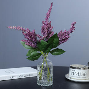 Astilbe artificiel de fleur de tige courte de haute qualité pour la décoration intérieure - Product Image 3