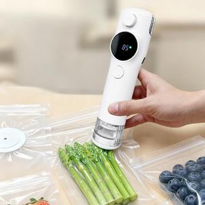Sellador al Vacío Portátil Recargable por USB OEM ODM, Operación Automática, Indicador LED, Conservador de Alimentos para el Hogar y Exteriores - Product Image 1