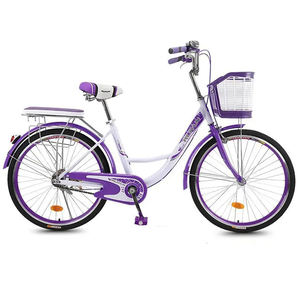 Bicicleta Urbana Nueva <span class=keywords><strong>de</strong></span> 18/20/22 Pulgadas <span class=keywords><strong>de</strong></span> Una Velocidad para Mujer con Canasta, Bicicleta para Desplazamientos Urbanos para <span class=keywords><strong>Dama</strong></span> - Product Image 3