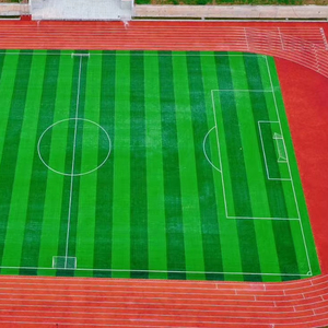 Carpeta de poliuretano duradera certificada por INOLP IAAF, suelo deportivo, pista de correr híbrida sintética, materiales atléticos para estadios - Product Image 1