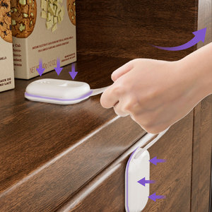 2025 Cập Nhật Đa Màu An Toàn Trẻ Em Khóa An Toàn Trẻ Em Dây Đeo Ổ Khóa Cho Tủ Và Ngăn Kéo Cập Nhật Sản Phẩm Bán Chạy - Product Image 1