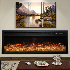 50cm Großhandel OEM/ODM Hochwertige Haus heizung Innen Schlafzimmer Raum Erwärmung Elektroherd Wand montage Einsatz Kamin - Product Image 1