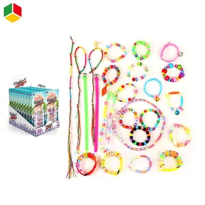 QS Beliebte Craft Perlen Spielzeug Schmuck herstellung Kit DIY Handmade Dress Up Halskette Armband Zubehör Diy Perlen für Kinder
