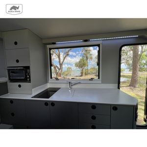 Remorque de voyage légère Camping-car à <span class=keywords><strong>bas</strong></span> prix Camping-car américain léger Petite maison Remorque mobile - Product Image 4