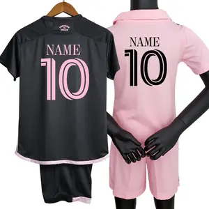 Grosir set Jersey sepak bola cepat kering, pakaian sepak bola antilembap seragam sepakbola untuk pria