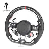 Volant de direction en fibre de carbone LED adapté aux Volkswagen GTI GTS R GTD MK7 Golf 6 7 GTD Polo, volant de direction pour VW durable