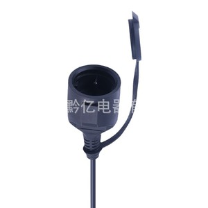 <b>Led</b> <b>Light</b> Strings E27 Socket Flat Cable Waterproof Outdoor Lamp Holder With Plug Connector Set - Product Image 5