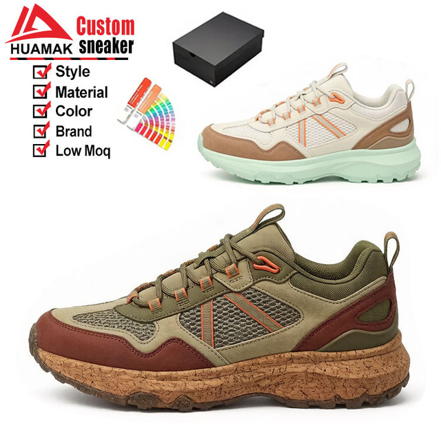Manufacturer Custom Retro Running Sneakers Lightweight Pastel Cushioned Vintage Chunky Casual Shoes Custom Brand