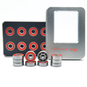 608RS ABEC Skateboard bantalan papan panjang bantalan bola baja krom tunggal untuk restoran 608 Z ZZ RS 2RS Roller - Product Image 5