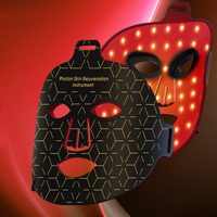 Masque de luminothérapie infrarouge LED de haute qualité 118+62 LED, portable, 8 couleurs, en silicone