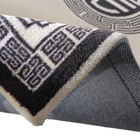 Maßgefertigter Kleiner Nylon-Tufting-Teppich Personalisiertes Muster Langlebige Weiche Teppiche für Wohnzimmer Flur Besprechungsraum