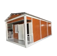 Maison conteneur modulaire intégrée préfabriquée de luxe portable 2025 de 20 pieds et 40 pieds