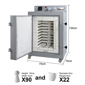 Horno Eléctrico para Cerámica de Alta Temperatura, Horno Eléctrico Pequeño para Cerámica, Equipo de Moldeo y Sinterización - Product Image 5