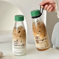 Gobelet isotherme portable en verre pour femme avec couvercle hermétique, design minimaliste moderne, logo personnalisé pour café et boissons