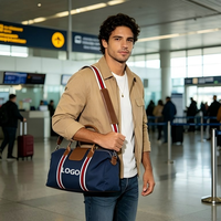 Sac de voyage en toile imperméable, léger et respirant avec compartiment séparé pour les chaussures, pour les voyages en plein air et la salle de sport - Unisexe