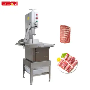 Automatic 304 Stainless Steel Bone Cutting Saw Meat Band Saw Machine For Frozen Meat in Bone