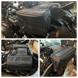 클럽 스타일 핸들바 툴백 새들백 할리 다이나 팻밥 소프테일 XL883N용 - Product Image 6