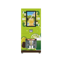 Machine à smoothies pour magasin de proximité intelligent, distributeur automatique 24h/24 avec système d'agitation et d'auto-nettoyage