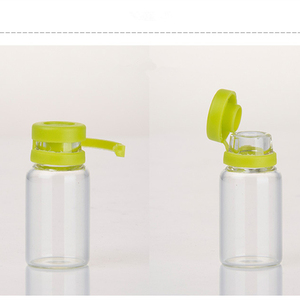 Custom 1ml 2ml 3ml 5ml <strong>Mini</strong> <strong>Glass</strong> Essence Container Frost Clear <strong>Glass</strong> <strong>Bottle</strong> With Tear-off Easy Pulling Cap - Product Image 5