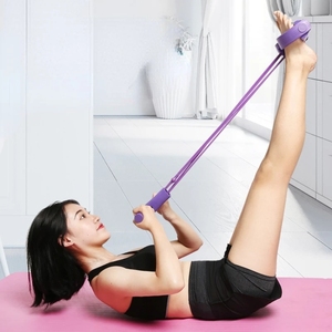Équipement de fitness cordes de traction exercice <span class=keywords><strong>rameur</strong></span> bande de résistance du ventre bandes élastiques d'entraînement - Product Image 2