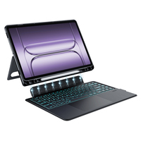 Expédition rapide pour la coque de clavier détachable OnePlus Pad 3 avec emplacement pour stylet intégré et touches rétroéclairées RGB