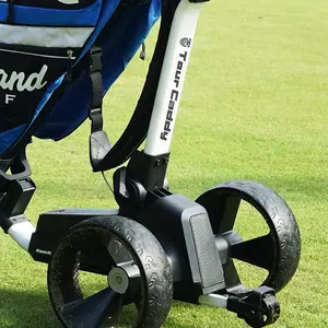 Easily Fold Golf Push Pull Cart 3 Wheels Foldable Golf Trolley