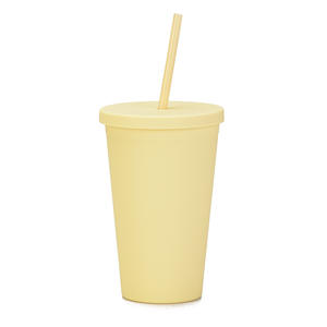 كوب شرب خال من مادة BPA سعة 16 أونصة مزود بغطاء وكوب للشرب من القش للارتداء المباشر في جولات الشرب - Product Image 5