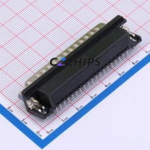 D-SUB-DR-37MKSM D-Sub/VGA Connector Through hole Component (THT) Connector ( Total Number of PINs: 37P ) - Product Image 2