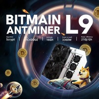 NOUVEAU Antminer L9 16G bitcoins miner Bitamin Asic Algorithm ASIC Crypto Mining With Power Supply Include wallet Whatsminer trust