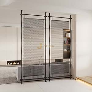 LL393 Living Room Woven Stainless Steel Wire <b>Mesh</b> Partition Wall <b>Screen</b> Customizable Cutting Hanging Decorative Waterproof - Product Image 2