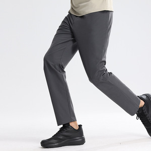 <span class=keywords><strong>Pantalones</strong></span> de Golf Ajustados para Hombre, de Nailon y Elastano, Frente Plano, <span class=keywords><strong>Sin</strong></span> <span class=keywords><strong>Plancha</strong></span>, Elásticos, de Secado Rápido, Casuales de Negocios para el Trabajo - Product Image 2