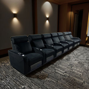 เก้าอี้โซฟาปรับเอนได้สำหรับโฮมเธียเตอร์ทันสมัยผ้านุ่มทนทานสำหรับโฮมเธียเตอร์ - Product Image 4