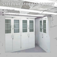 Mobilier de laboratoire de qualité industrielle avec système de double verrouillage, port de mise à la terre et revêtement en poudre ignifuge pour une protection accrue