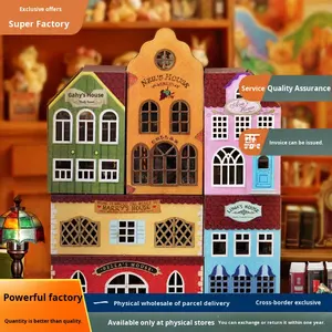 Zhiqu House DIY Cottage Serie QH, Bloques de Construcción de Madera, Ciudad Hecha a Mano, Modelo de Juguete Miniatura, Se Puede Combinar Individualmente, 0-24 14+ - Product Image 3