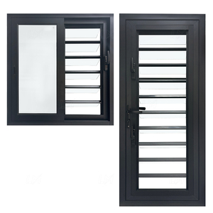Ventanas de Aluminio con Persianas de Vidrio de Alta Calidad y Estilo Moderno, <span class=keywords><strong>Precio</strong></span> de Ventanas de Aluminio con Contraventanas de Vidrio - Product Image 3