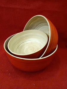 ผลิตจากไม้ไผ่ปั่นคุณภาพพรีเมียม เข้ากันได้อย่างลงตัวกับชามไม้ไผ่ปั่นอื่นๆ หรือชุดอาหารที่มีลวดลายต่างๆ มีหลายขนาดและหลายสี - Product Image 4