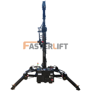 Mini Grúa Araña Eléctrica de Doble Potencia, Grúas Araña Móviles de 10m 15m, Maquinaria para Trabajos en Interiores con Certificado CE EPA EURO5 - Product Image 3