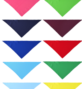 Bandana per Cani Personalizzata in Tinta Unita, Sciarpa Triangolare in Cotone con Motivo Stampato, Accessori per Animali Domestici - Product Image 3