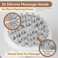 Brosse de bain et de massage en silicone pour animaux de compagnie, accessoires de toilettage pour chiens et chats