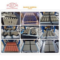 Machine automatique de fabrication de briques creuses QTJ4-25, machine à blocs en béton à emboîtement pour petite usine de blocs, construction avec prix d'usine