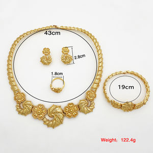 2023 नई डिजाइन के गहने समुंदर के लुटेरे श्रृंखला के साथ गोल्डन हिप्पोकैम्पस आकर्षण सोने के गहने सेट हार - Product Image 5