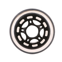 Roulettes pivotantes transparentes en PP, roulettes de remplacement pour meubles, sans frein, avec protections filetées pour chaise de bureau et de jeu EFON EF2134