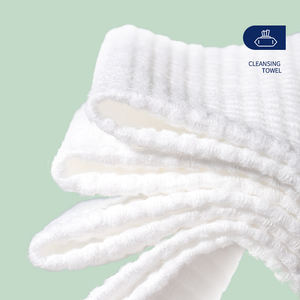 Serviettes jetables douces pour le visage, texture perlée, sans agents fluorescents, serviettes de bain pour un nettoyage en profondeur, pour le visage, les bébés et les cosmétiques, SY786 - Product Image 3