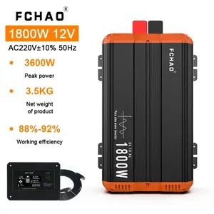 Hiệu quả cao fchao DC 12V 24V 48V để AC 230V 3000W/1200W chuyển đổi năng lượng mặt trời tắt lưới tinh khiết Sine Wave Power Inverter inversor