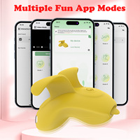 Vibrateur à doigt contrôlé par application, Bluetooth, double stimulation du point G et du clitoris, 9 modes, portable, étanche, en silicone, sensation de toucher réel