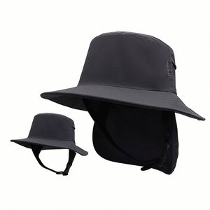 Chapeau de soleil anti-UV pour la plage et le surf, chapeau bob à large bord hydrofuge, chapeau de pêche extérieur à séchage rapide - Product Image 1