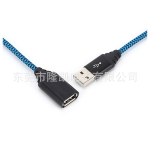 Factory direct sales of <b>USB</b> <b>2.0</b> extension cables, male to female, braided shielded, anti-interference <b>USB</b> flash drive data exten - Product Image 2